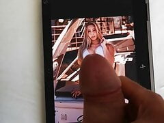 Insane cumshot cum tribute on Isadora