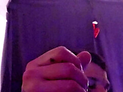 Jerking off my fat cock