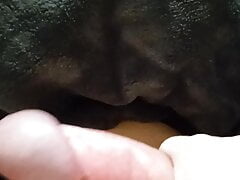 Teen men wanks his big cock with dirty talk and moans #5