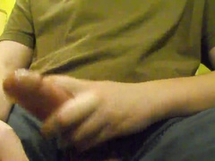 Jerking off with warm oil and a huge orgasm 5