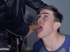 Mencom - Leather Step-Father Boinks Youthful Twunk Culo -tristan Jaxx, Jerk Hunter