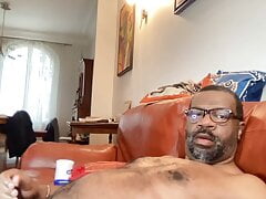 wank my cock on the sofa
