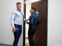 Co-workers & lovers having wild gay fuck - Jim Fit & JJ Knight