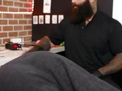 Tattoo artist fucks the lustful gay client - Markus Kage & Lev Ivankov