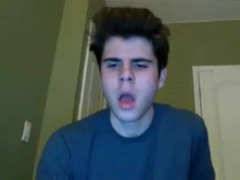 Cute Guy Flashes Cock on Webcam 3