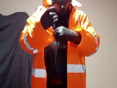 Latex Boy in Pvc Layers