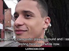 Twink Spanish Latino Approached By Stranger On Street For Amateur Sex With Friend