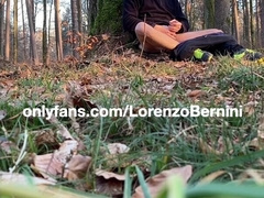 wank in the woods