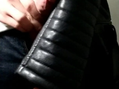 Cracking in my Leather Biker Jacket