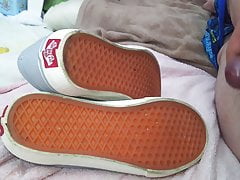 vans shoe cumshot