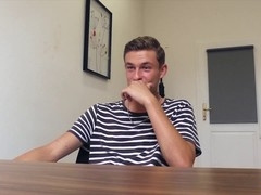 Dirty Scout 206 - Young athletic guy in striped shirt goes dirty to secure the job