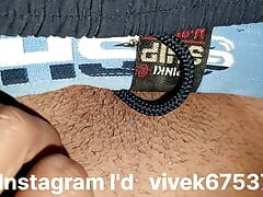 Indian hot boy mastubastion on bed locker room