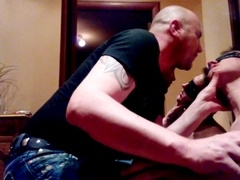 Submissive slut, hard face slapping, sadomasochist