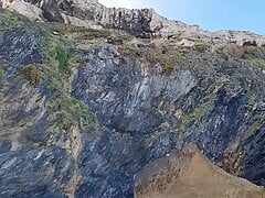 Felixproducer wanking with cumshot at the beach