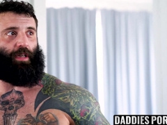 DaddiesPorno.com - DILF seduces stepson in the shower during a hot summer day