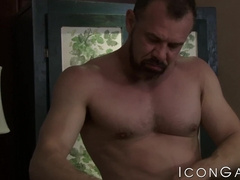 He turns him over and fucks Doug Acres hole to give him a hard booty banging