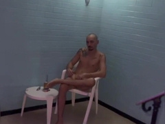 Neighbor calls me at the condominium pool to gobble his bootie