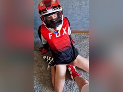 Horny Guy Jerking Off In My Motocross Outfit