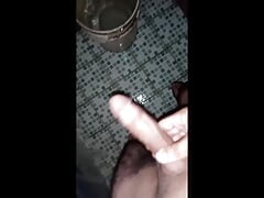 boy stays in the shower taking the delicious with Manuela