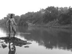 Naked jerking, in nature