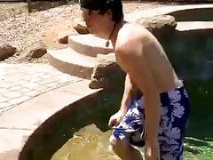 Boy gay sex stories We caught Jordan laying nude by the pool and