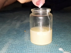 Creating A Jism Chalice / ten Geysers Of Jizm In My Jar!