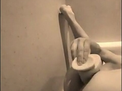 Twink Takes a Big Dildo Balls Deep