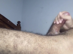 Stroking so super-fucking-hot you won't stop observing the wooly figure