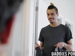 DaddiesPorno.com - Stepdaddy helped me prepare for my interview with a hot fuck