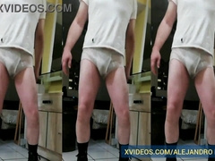 Pillow-Biter movie nylon trunks semi-swell bone Alejandro Mistral