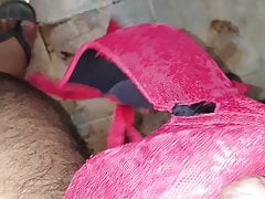 Cum On Red Bra With  Big Cups