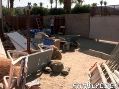 Inked hillbilly barebacks homo delinquent stepson