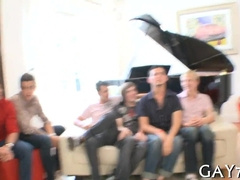 Wild Soiree with Insane Gay Girls - A Wild Party of Homos and Hetros!