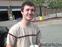 Sweet innocent blue eyed white boy wrecked by black cocks