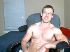 Glasses Guy Webcam Wank