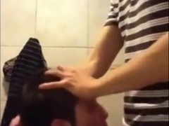 Twunk Gets Face Boned and Drinks Jizz in University Douche