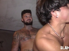 Boy, tattoo, dark-haired