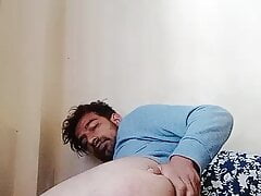 Boy crying for masturbation