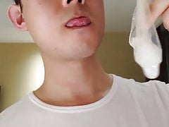 Eat my cum filled condom bro