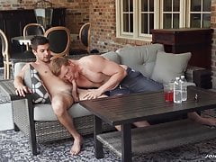 Johnny Rapid and Kyle Connors fucking each other bare