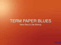 Dormitory Apartment Dumpsters - Term Paper Blues