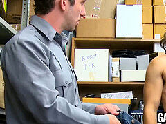 wonderful thief disrobes before naughty officer sans a condom