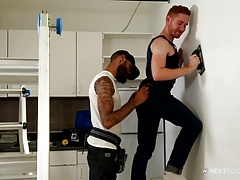 NextDoorEbony Redhead Topped by Long Black Dick