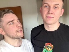 Grosse bite, Sucer une bite, Attrapée, Couple, Homosexuelle, Douche, Suçant, Toilettes