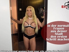 German blond hair cougar hot porn scene