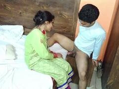 Amateur, Couple, Conversation vulgaire, Fait maison, Femme au foyer, Indienne, Bureau, Police