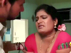 In den arsch, Tante, Grosser schwanz, Schwarz, Ehemann, Indisch