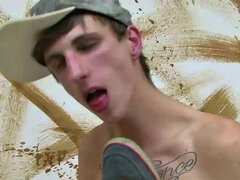 Pijpbeurt, Sperma shot, Lul, Voeten fetish, Homo, Billekoek