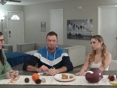 Grote lul, Bruinharig, Pompom meid, Dansen, Hd, Twee staartjes, Sokken, Tiener