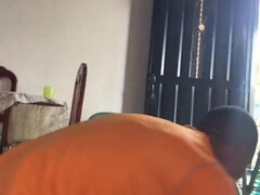 Hot Blonde Teen Latina Neighbor Watches Me Touch My Tits Then Fucks My Ass Before Husband Comes Home